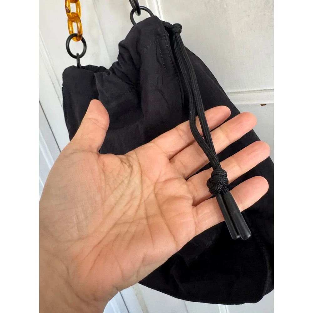 Rotunda black Sant hobo bag